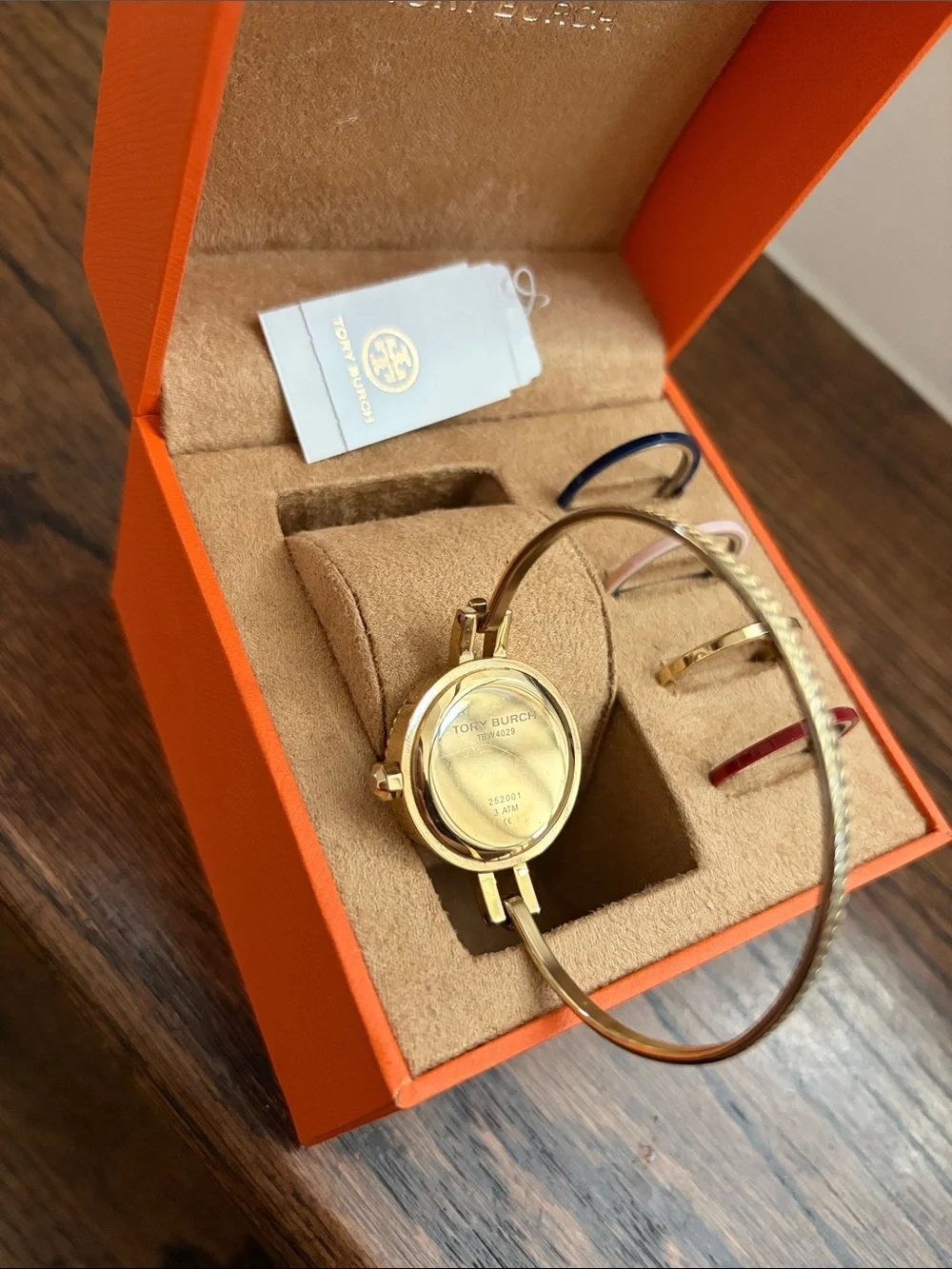 Gold Tory Burch Interchangeable Watch